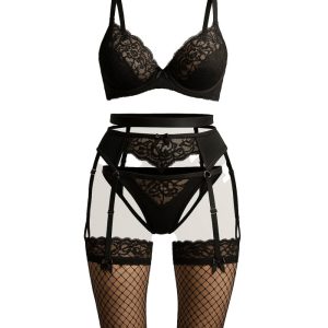 ست فانتزی چند تکه eliza الیزا مدل دانتل فنردار کد 9020