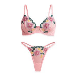 ست شورت و سوتین فنر دار ROSA کد 8509