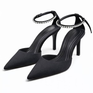 کفش زنانه stradivarius مدل نگین دار