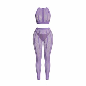 بادی فانتزی زنانه دو تکه مدل زنبوری NO:Y-50